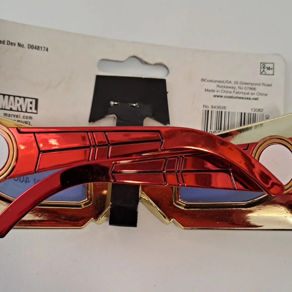 Marvel Avengers Iron Man Glasses - Red and Gold